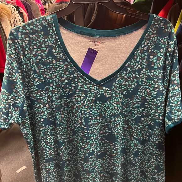 💜Dreams and Co Blue Green Sundress 1X - Picture 1 of 3